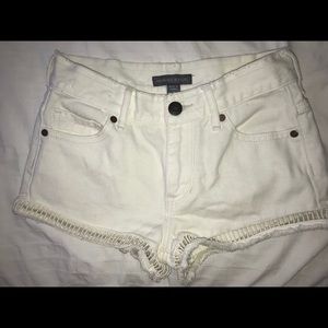 White Kendall & Kylie shorts